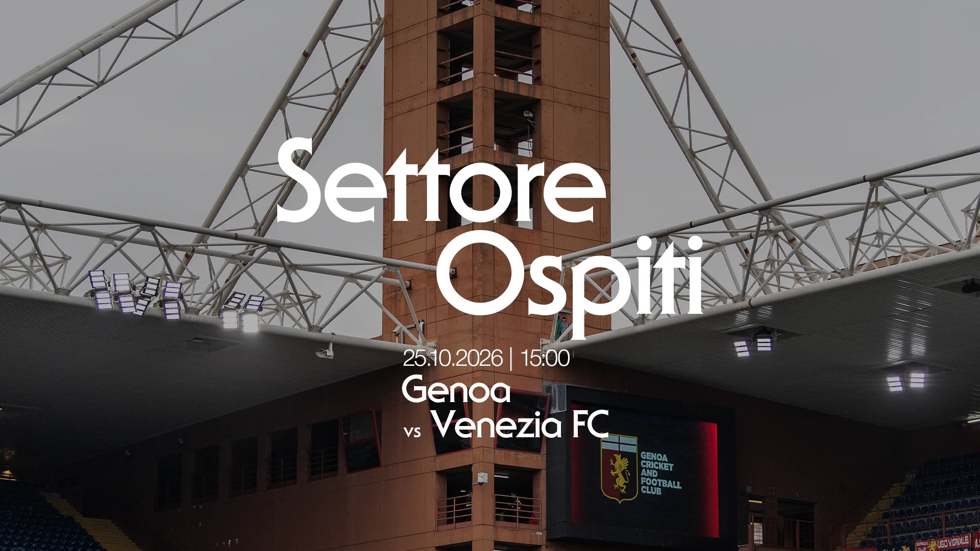INFO TICKETS - sito vs genoa