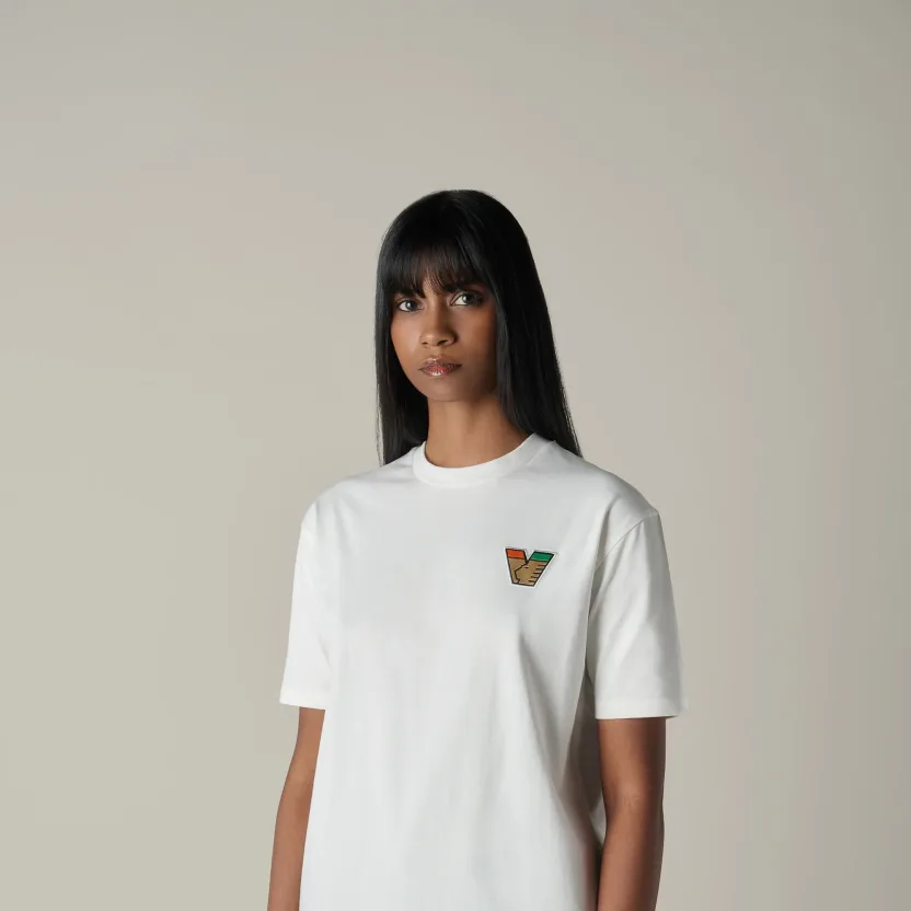 Logo Tee White