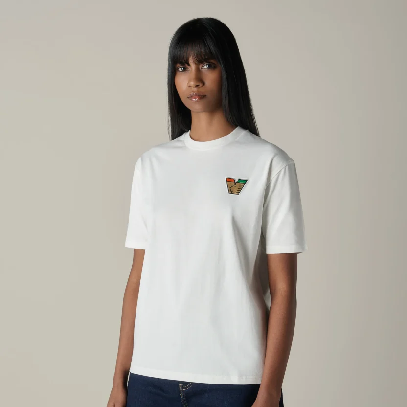 Logo Tee White