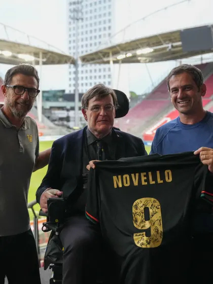Il Venezia FC ha incontrato l’Ambasciatore italiano in Olanda, Giorgio Novello