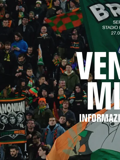 LA PREVENDITA DI VENEZIA FC-MILAN
