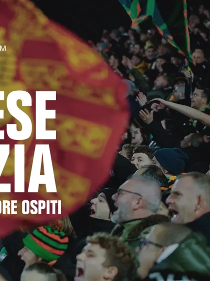 UDINESE-VENEZIA: LA PREVENDITA DEL SETTORE OSPITI