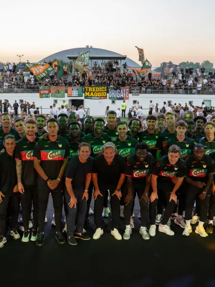 LA PRESENTAZIONE UFFICIALE DELLA PRIMA SQUADRA MASCHILE